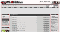 Desktop Screenshot of evoxforums.com