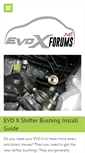 Mobile Screenshot of evoxforums.net